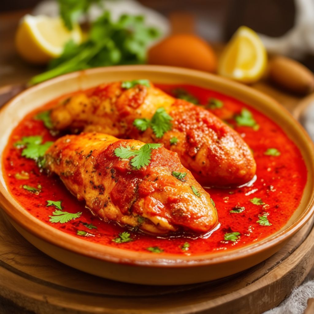 Spiced Chicken in Tomato Herb Sauce