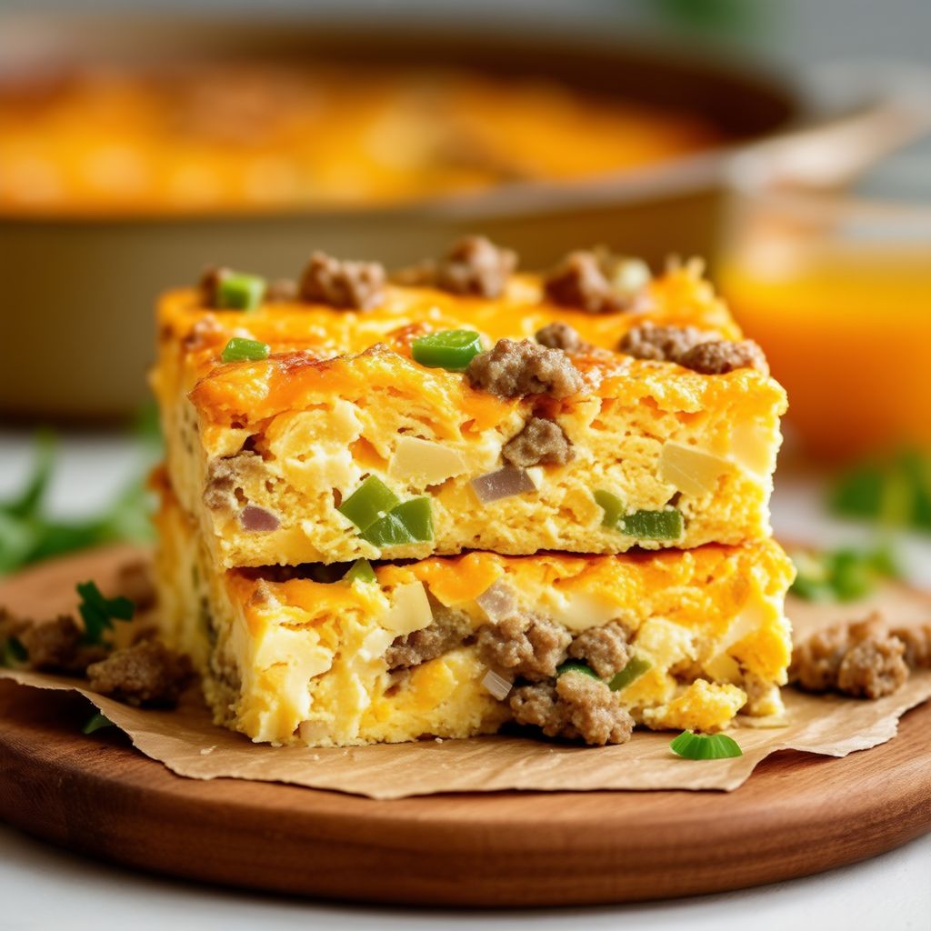 Herzhafter Frühstücksauflauf