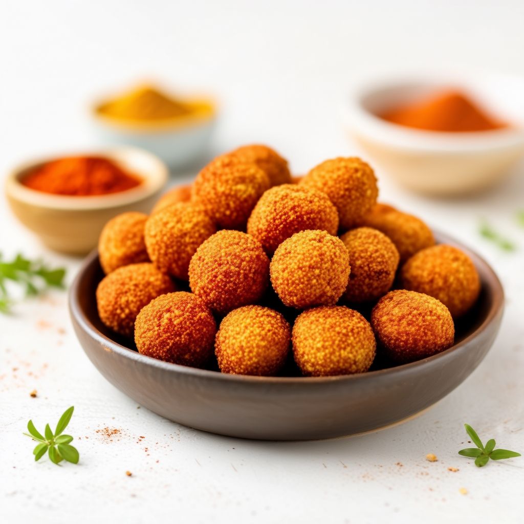 Crispy Spiced Lentil Bites