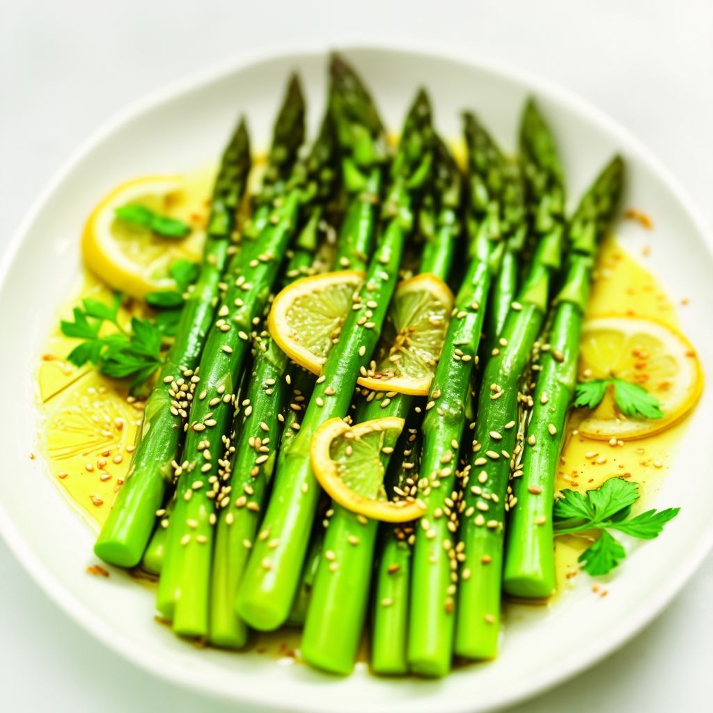 Sesame Lemon Asparagus Delight