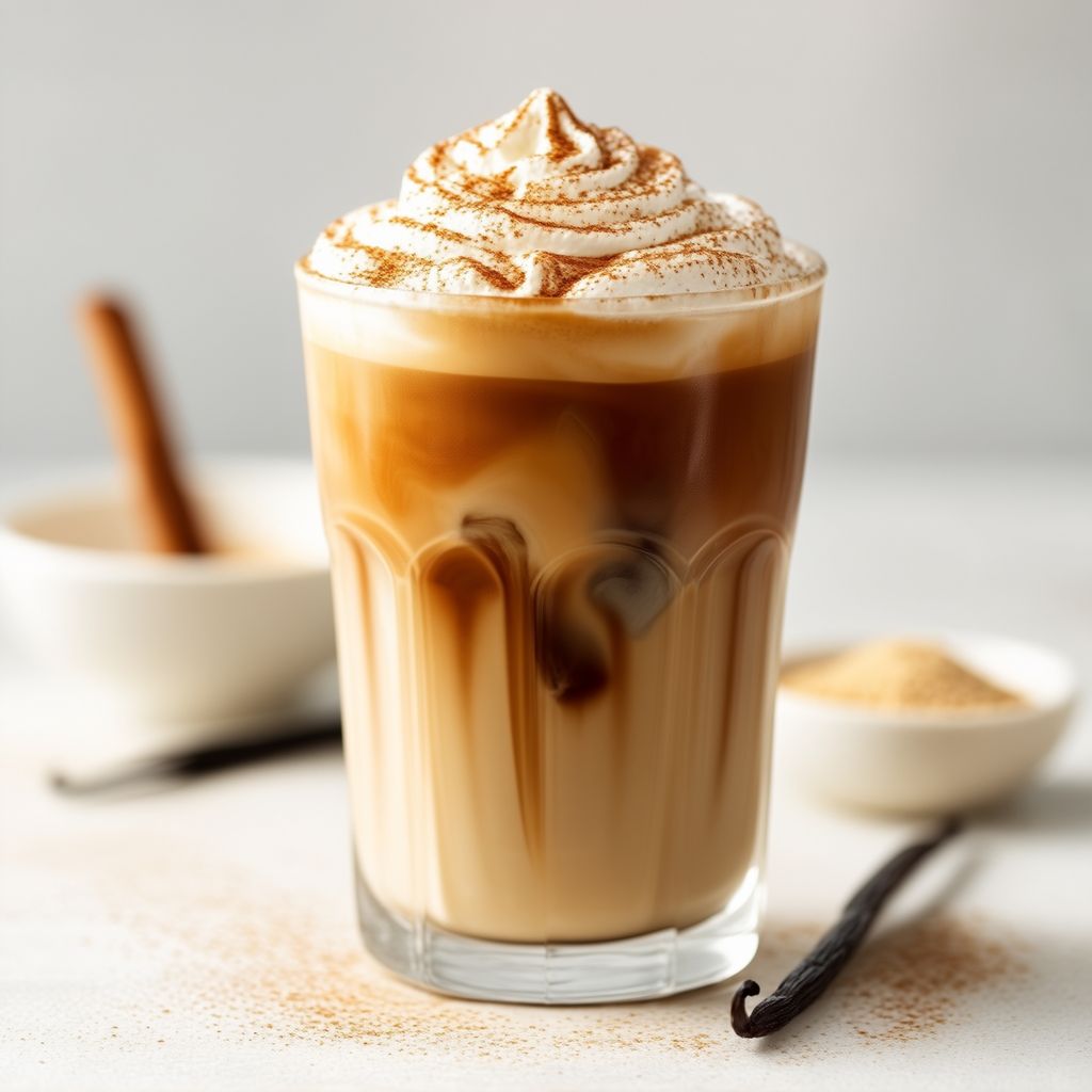 Creamy Vanilla Iced Coffee