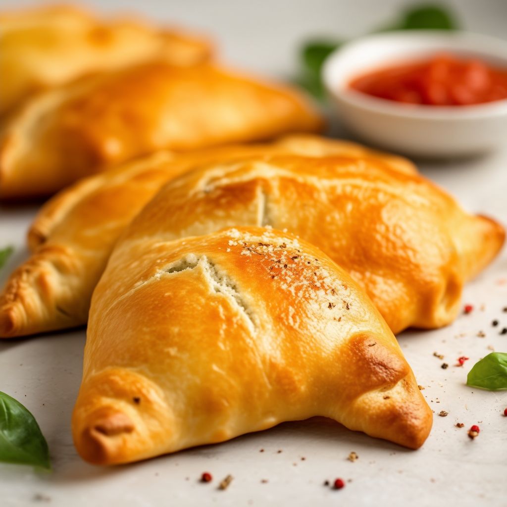 Gesunde Hähnchen-Calzones