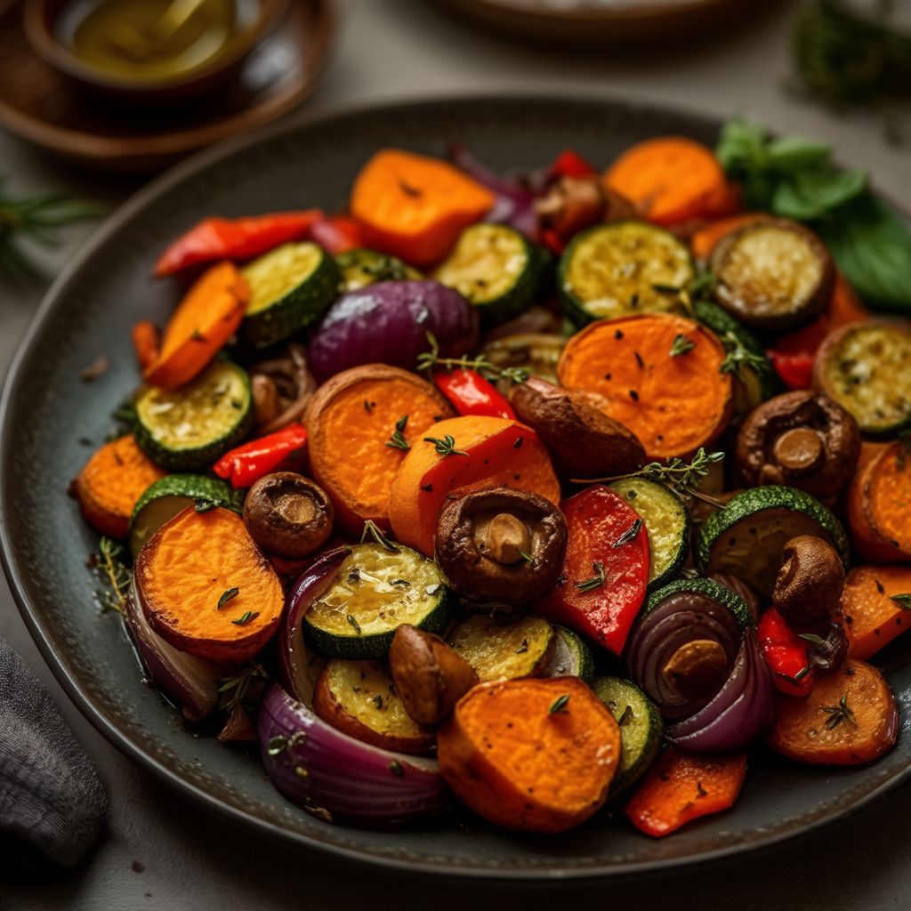 Herb-Infused Roasted Veggie Medley