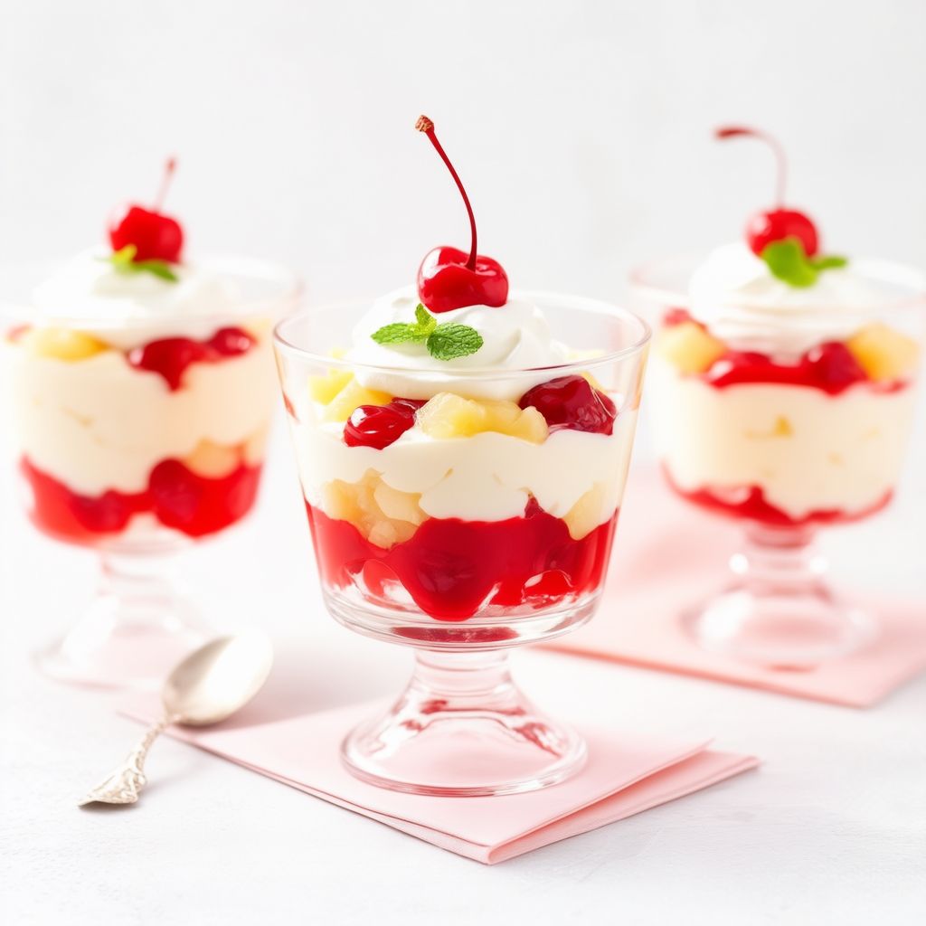 Cremiges Kirsch-Genuss-Dessert