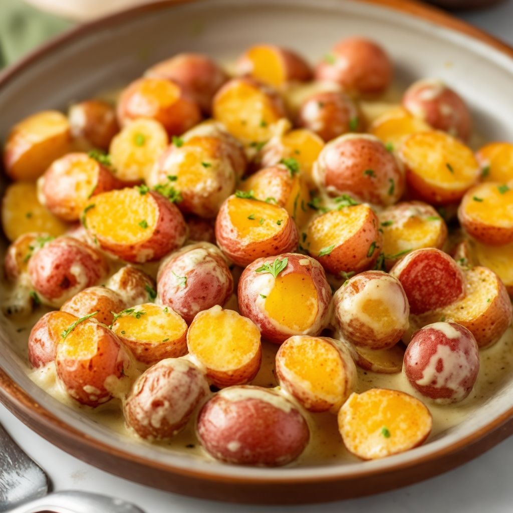 Savory Creamy Red Potatoes