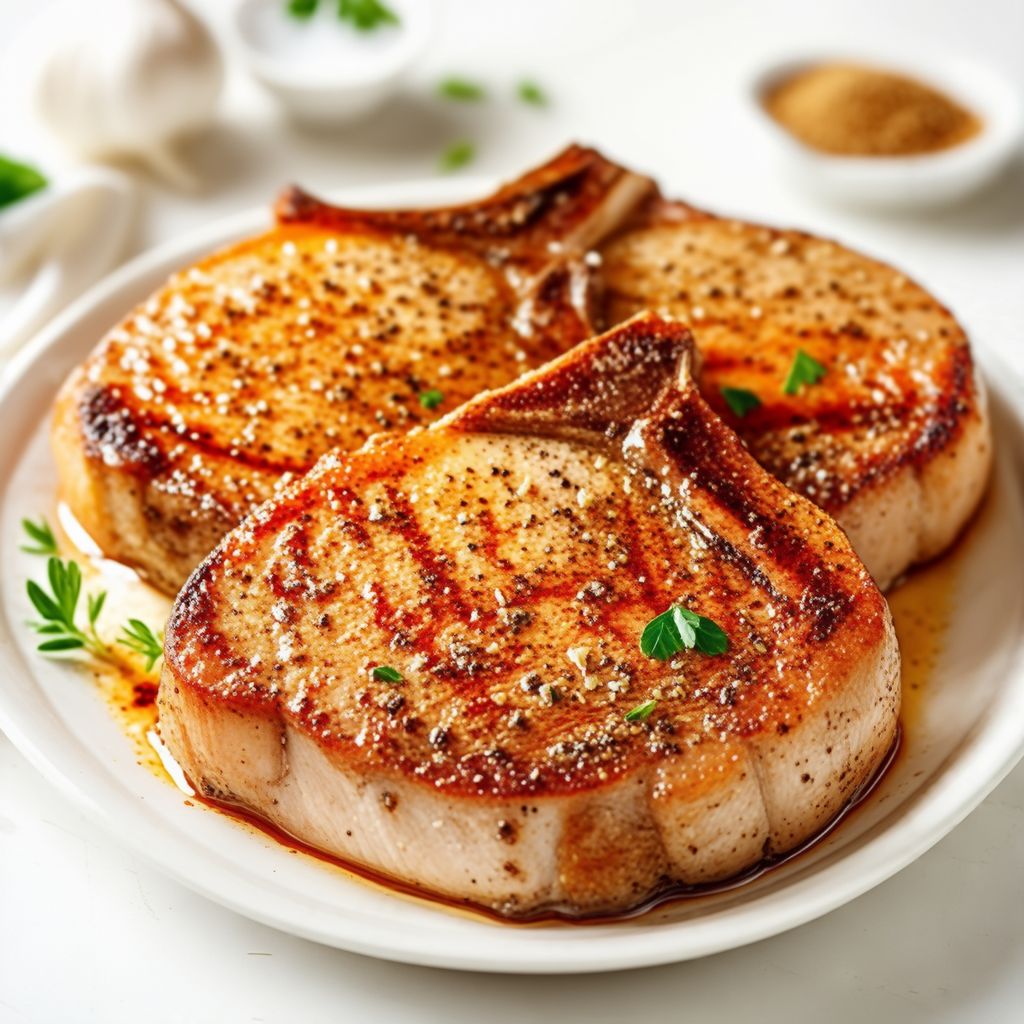 Savory Garlic and Herb Pork Chops