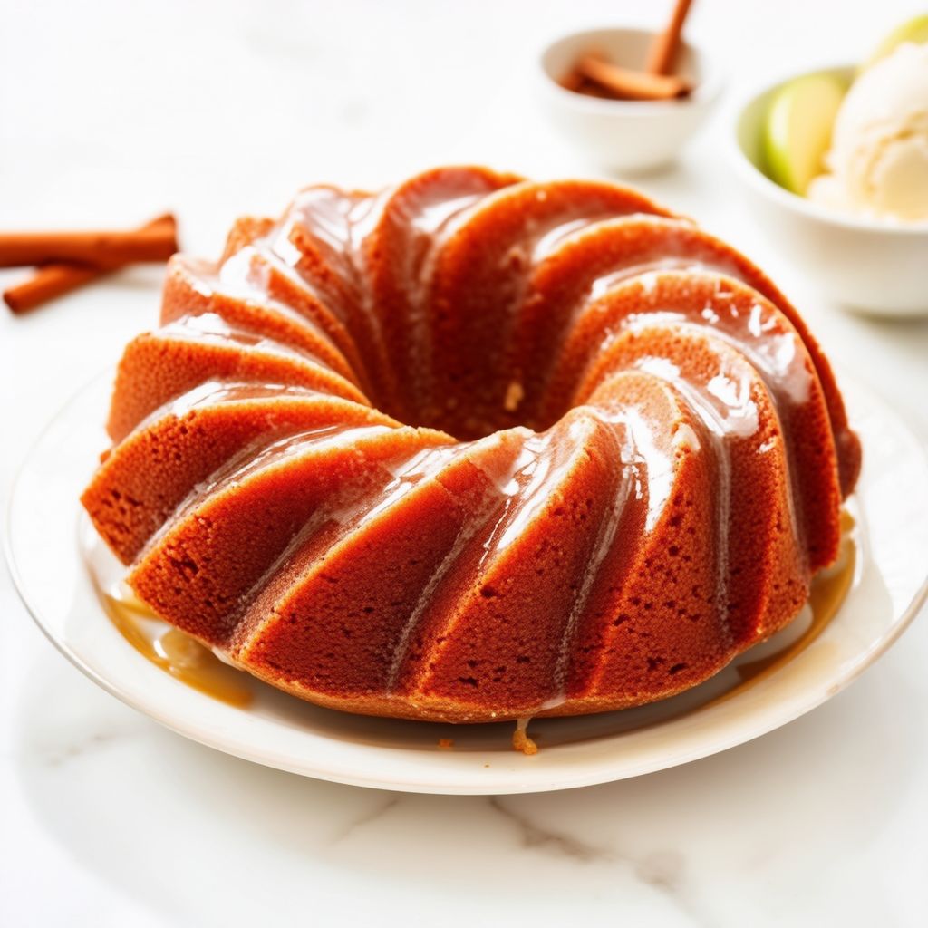 Gewürzter Apfel-Bundt-Kuchen
