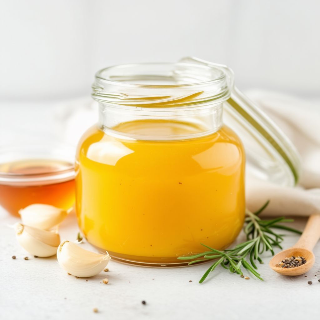 Würzige Knoblauch-Honig-Dressing