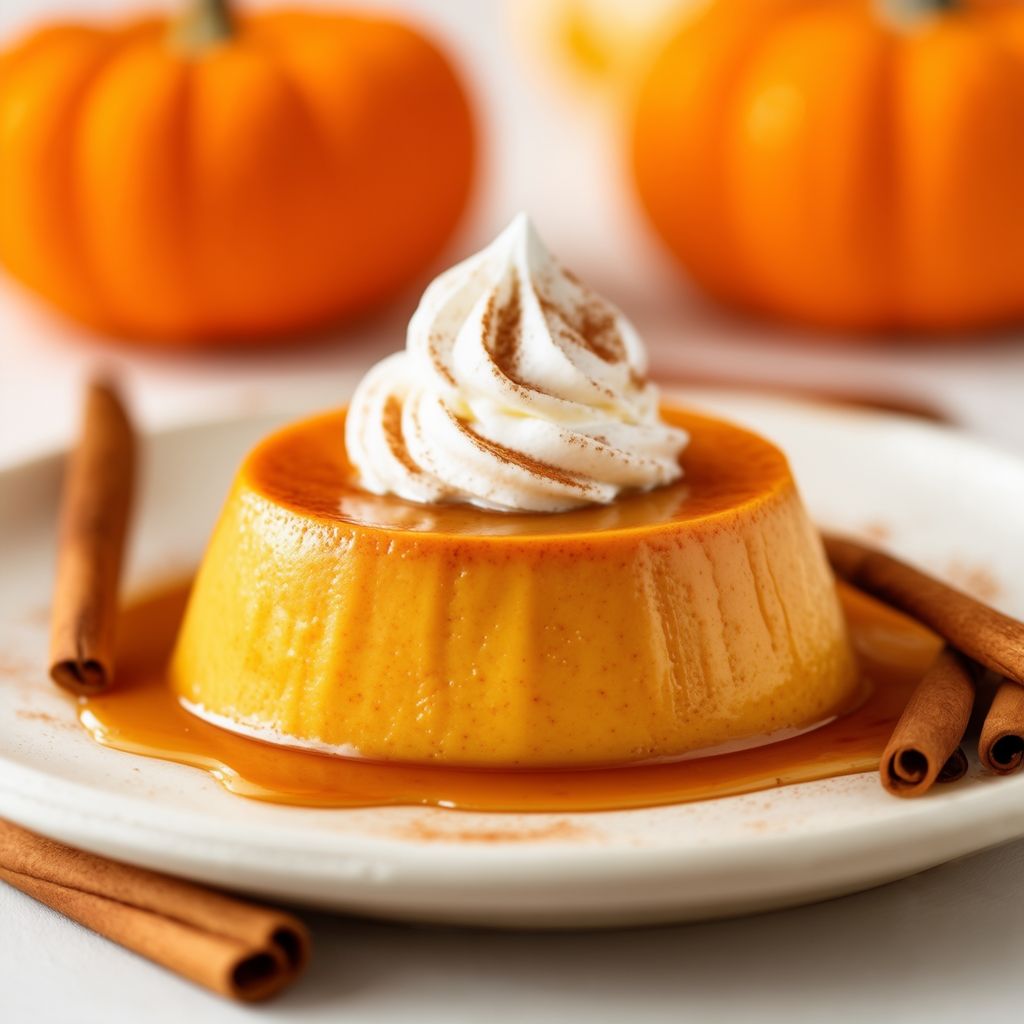 Crema Caramellata di Zucca con Panna Speziata