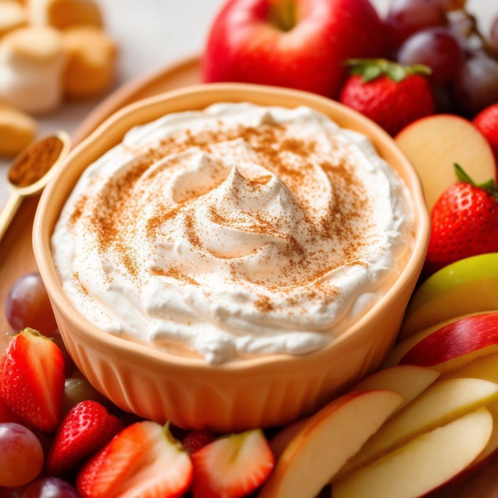 Spiced Creamy Fruit Dip