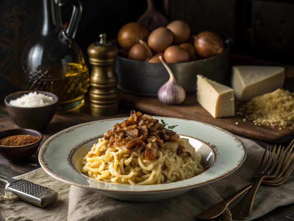 Käsespätzle mit Röstzwiebeln