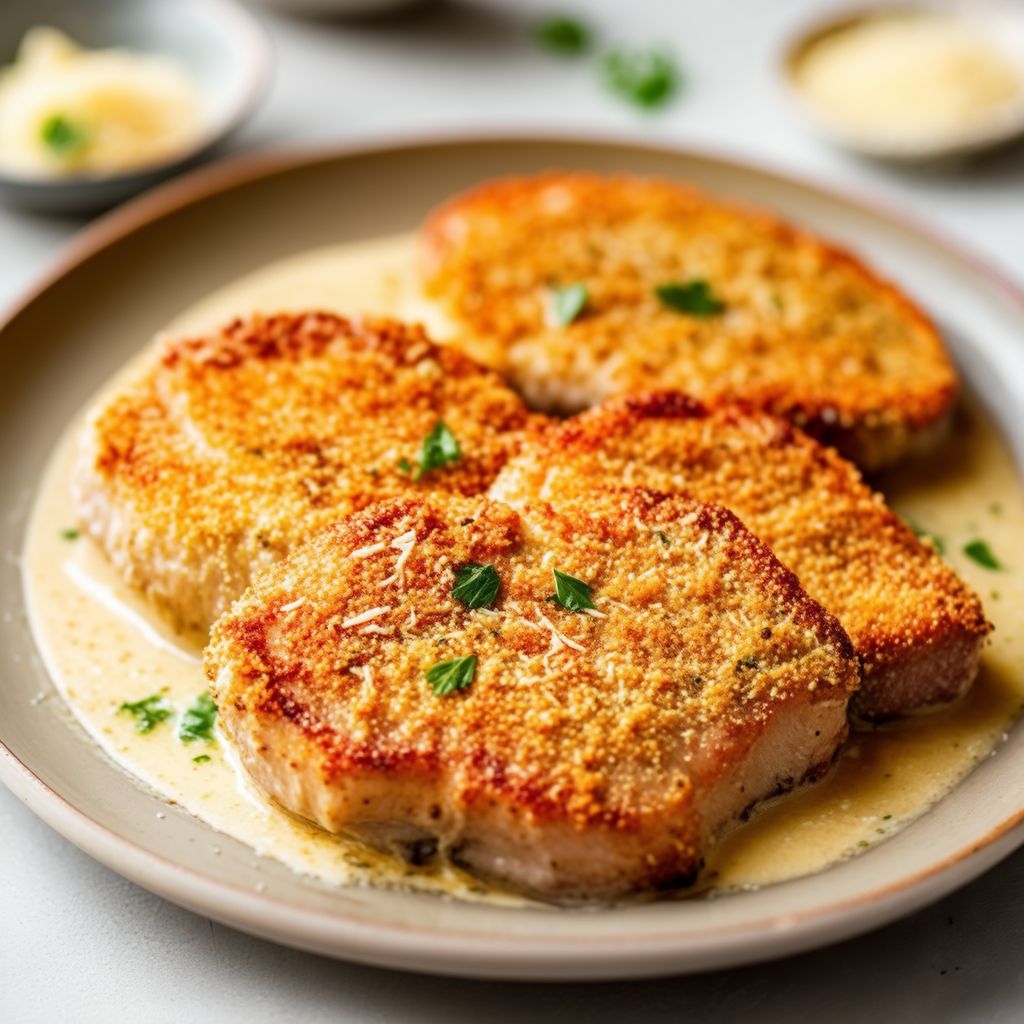 Creamy Parmesan Pork Chops