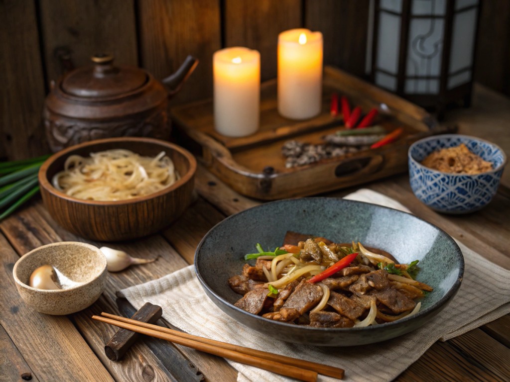 Das Geheimnis für zartes Rindfleisch mit Zwiebeln 🥢 – so machen’s die Chinesen!