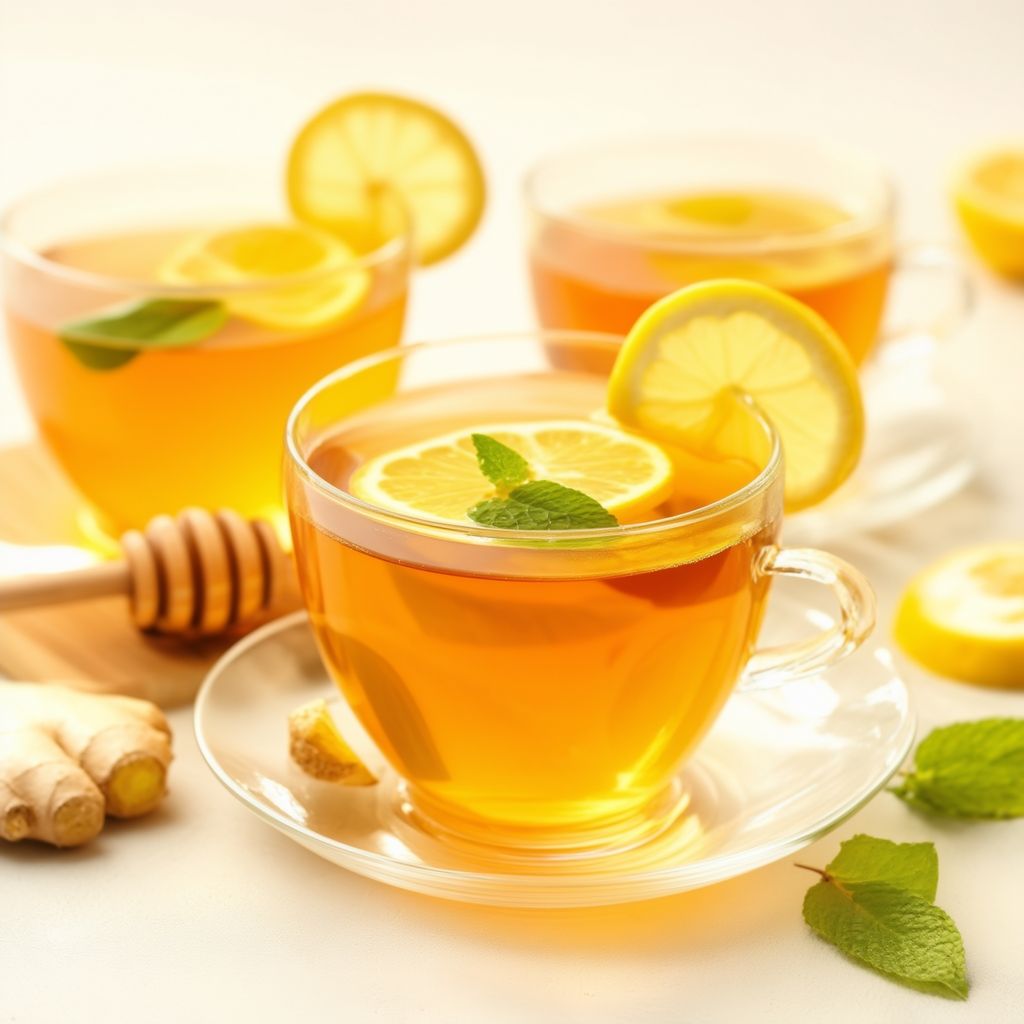 Tè Rinfrescante allo Zenzero, Limone e Menta