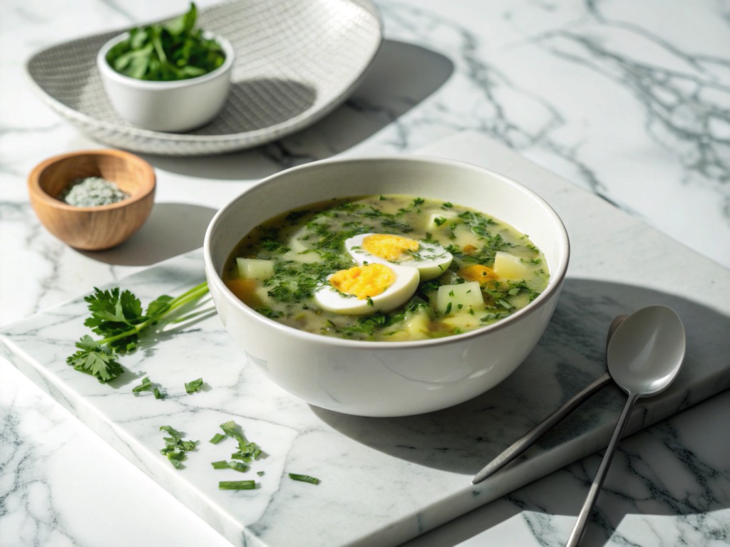 Grüner Borscht