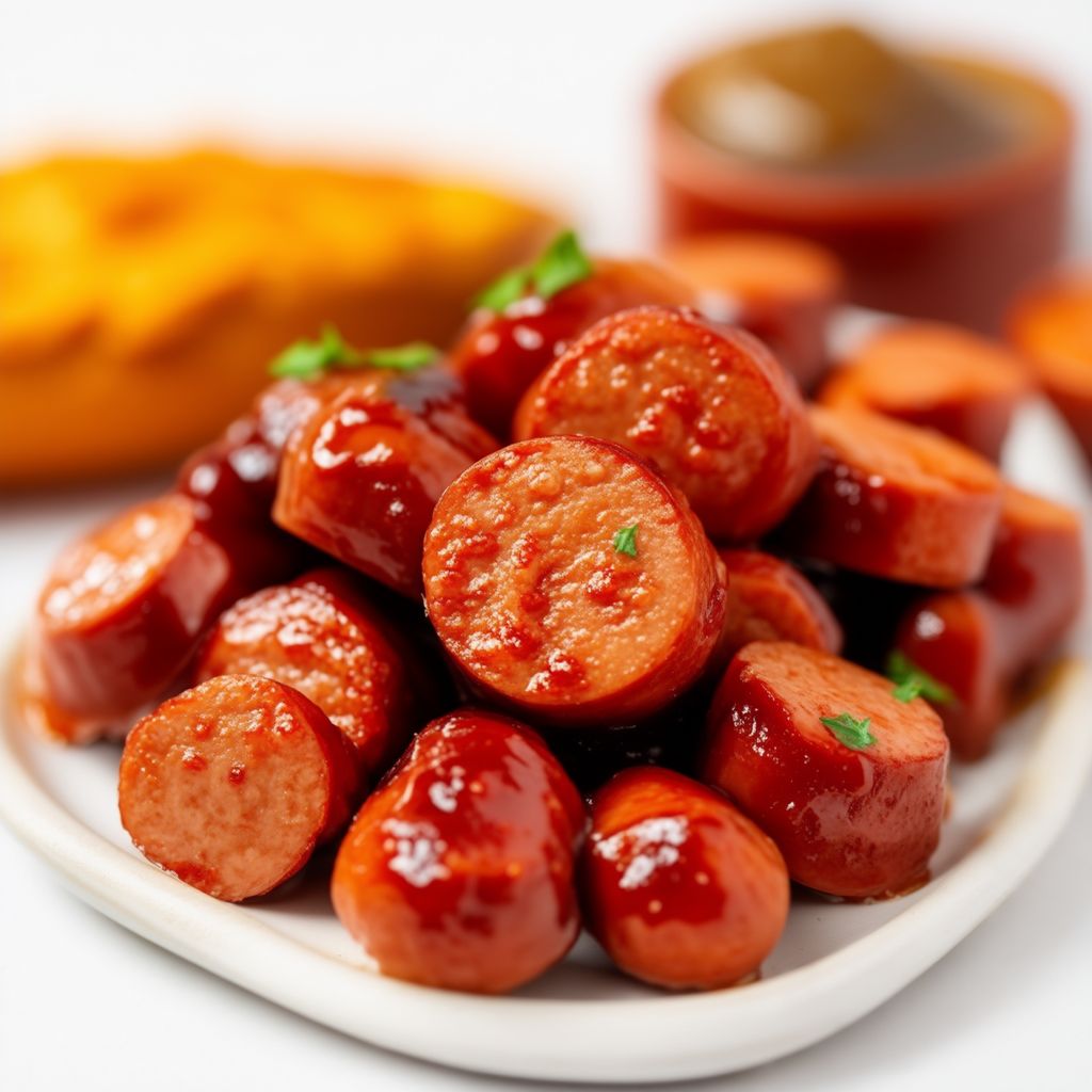 Savory Kielbasa Bites with Tangy Glaze