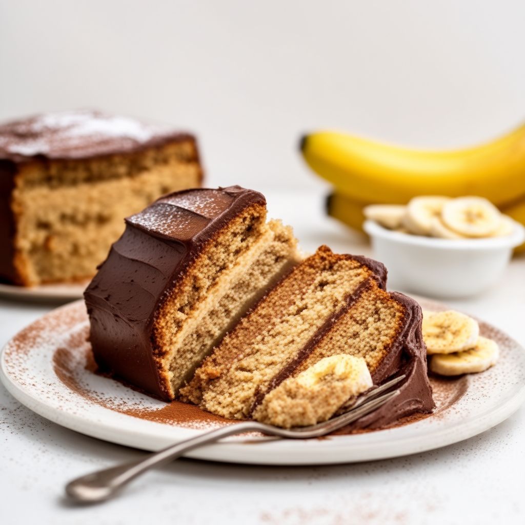 Moist Banana Delight Cake