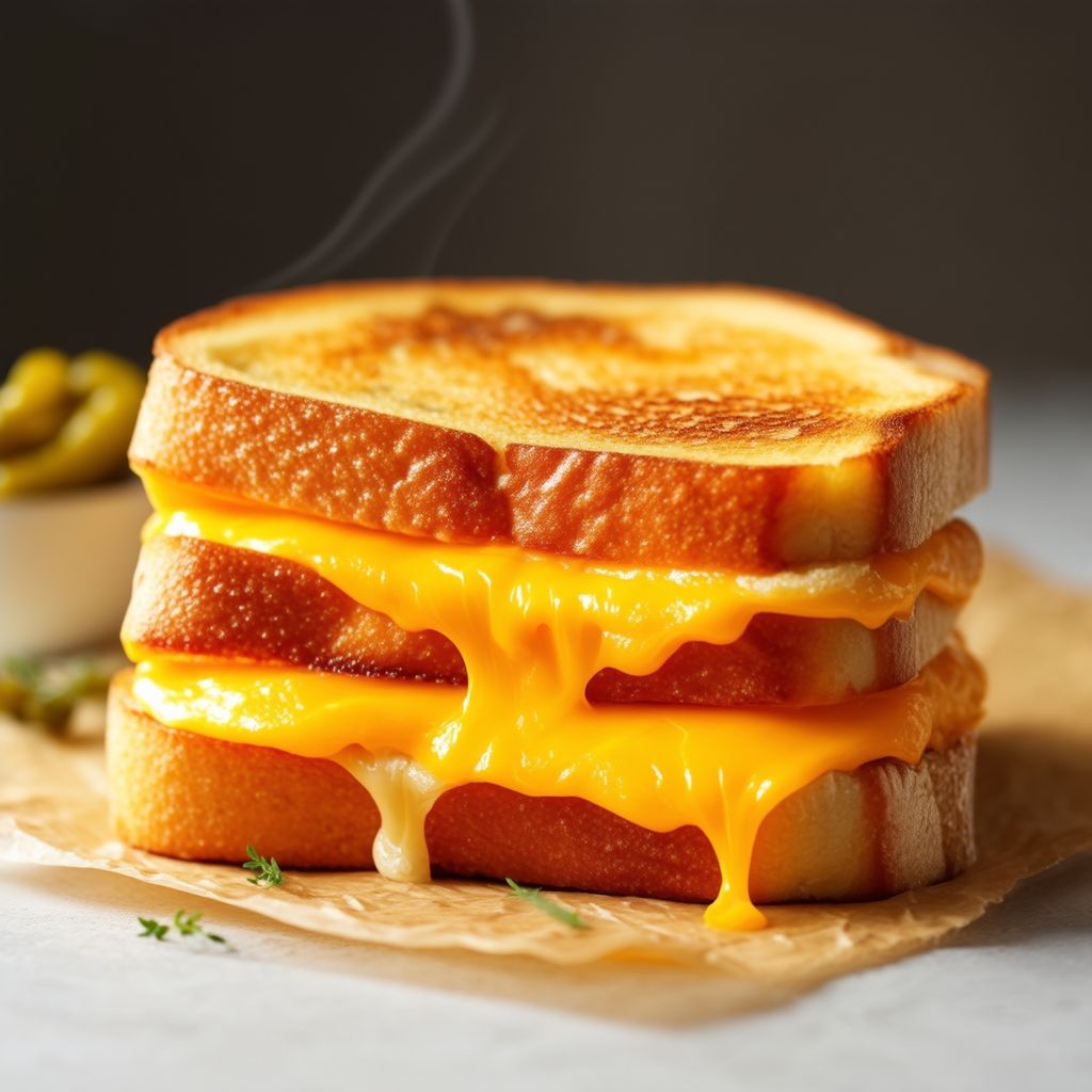 Knuspriges Käse-Sandwich-Delight