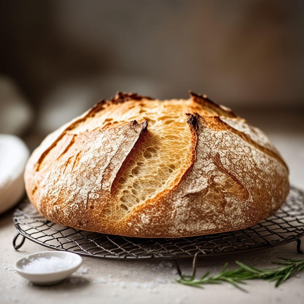 Rustic No-Knead Artisan Bread