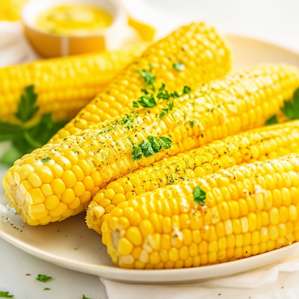 Enhanced Corn on the Cob with Herb Butter