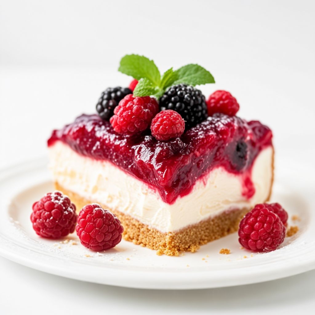 Delizia di Crema ai Frutti di Bosco Senza Cottura