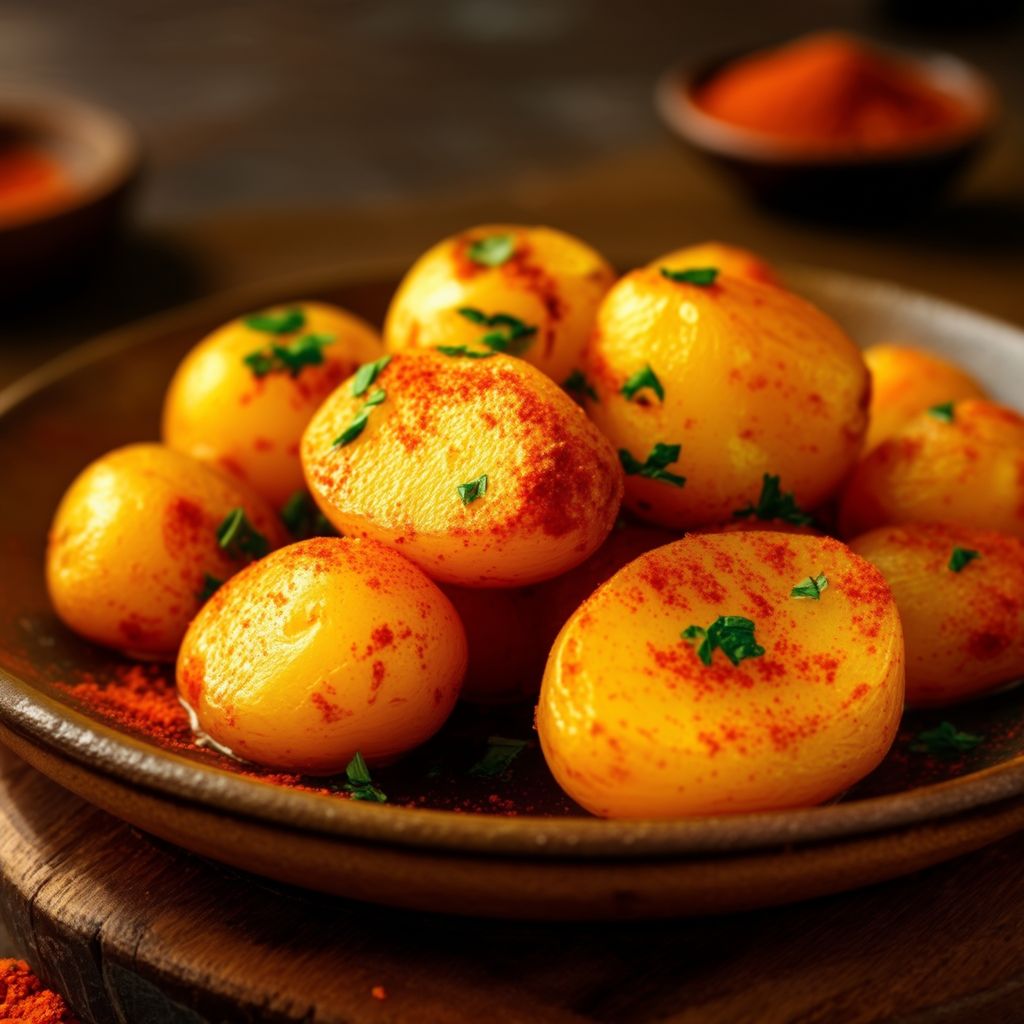 Golden Paprika Potato Medley