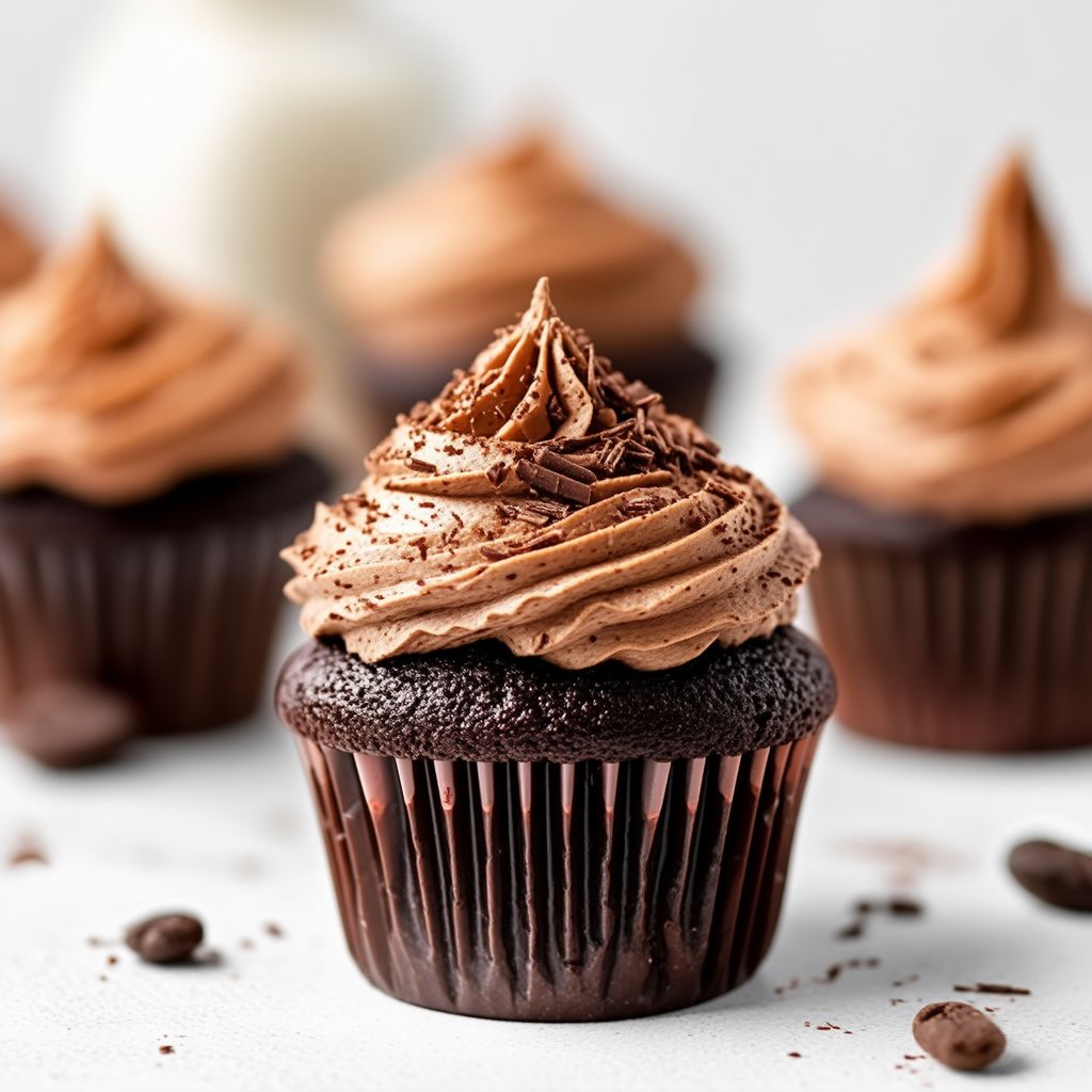 Irish Cream Chocolate Cupcakes