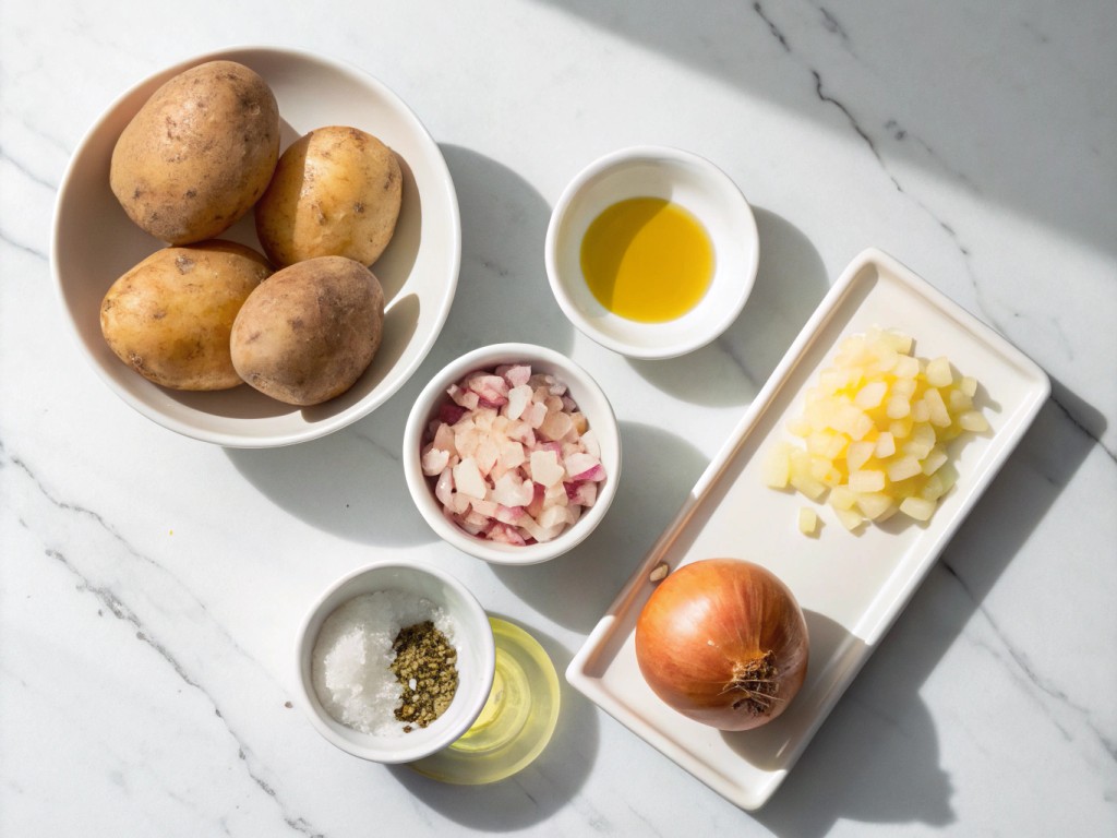 Kartoffelsalat, kinderleicht ohne Vorkochen
