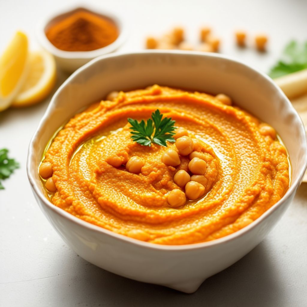 Dip di Ceci e Zucca Speziata