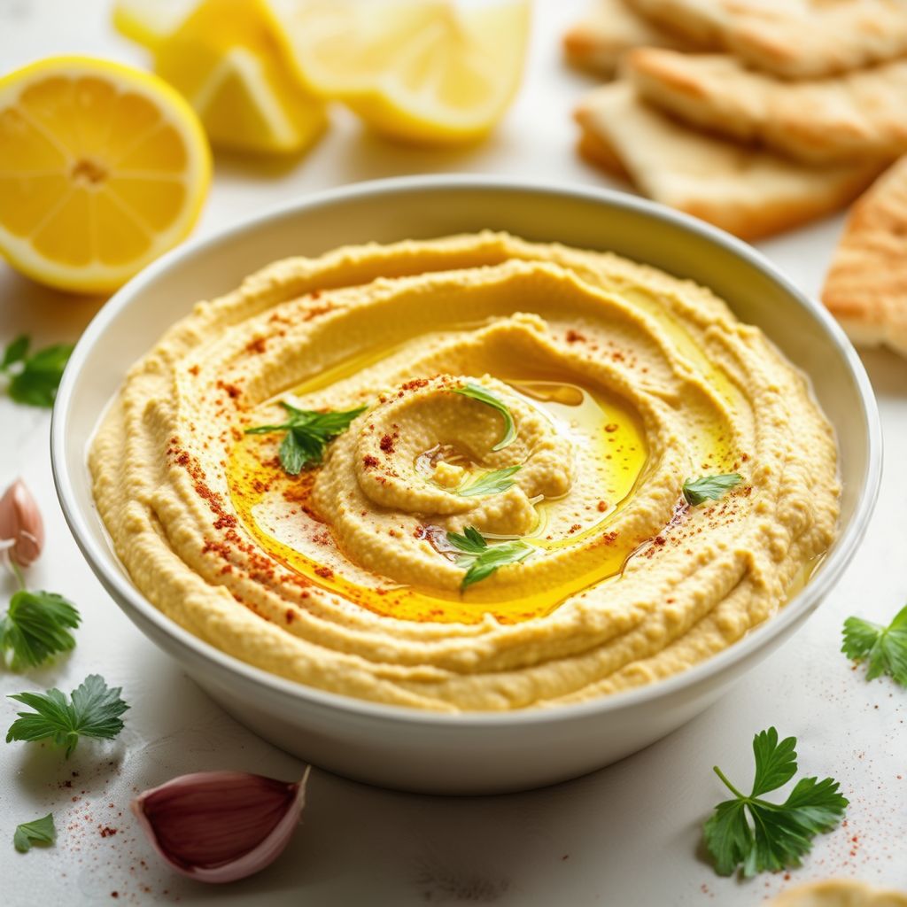 Hummus Crema al Limone e Aglio
