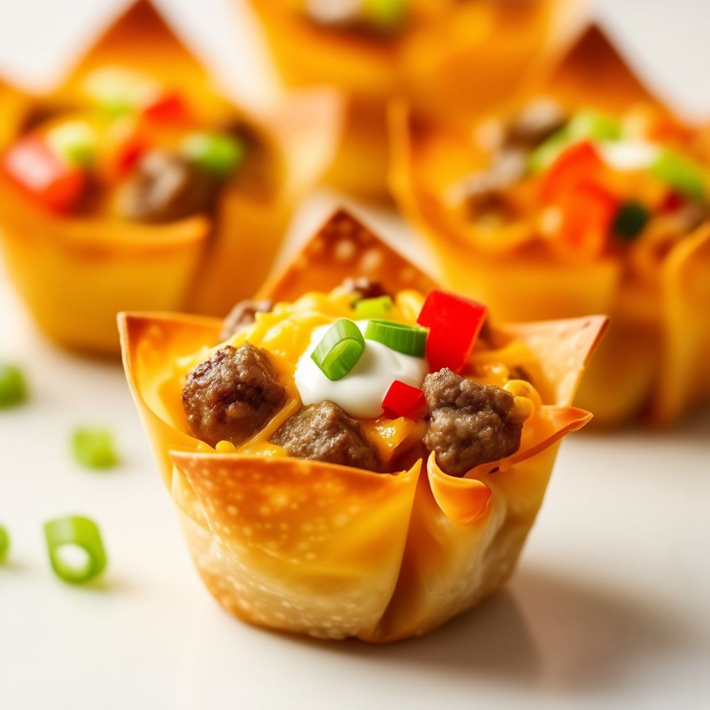 Savory Sausage and Cheese Cups