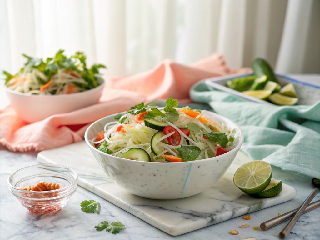 Veggie Glass Nudel Salat