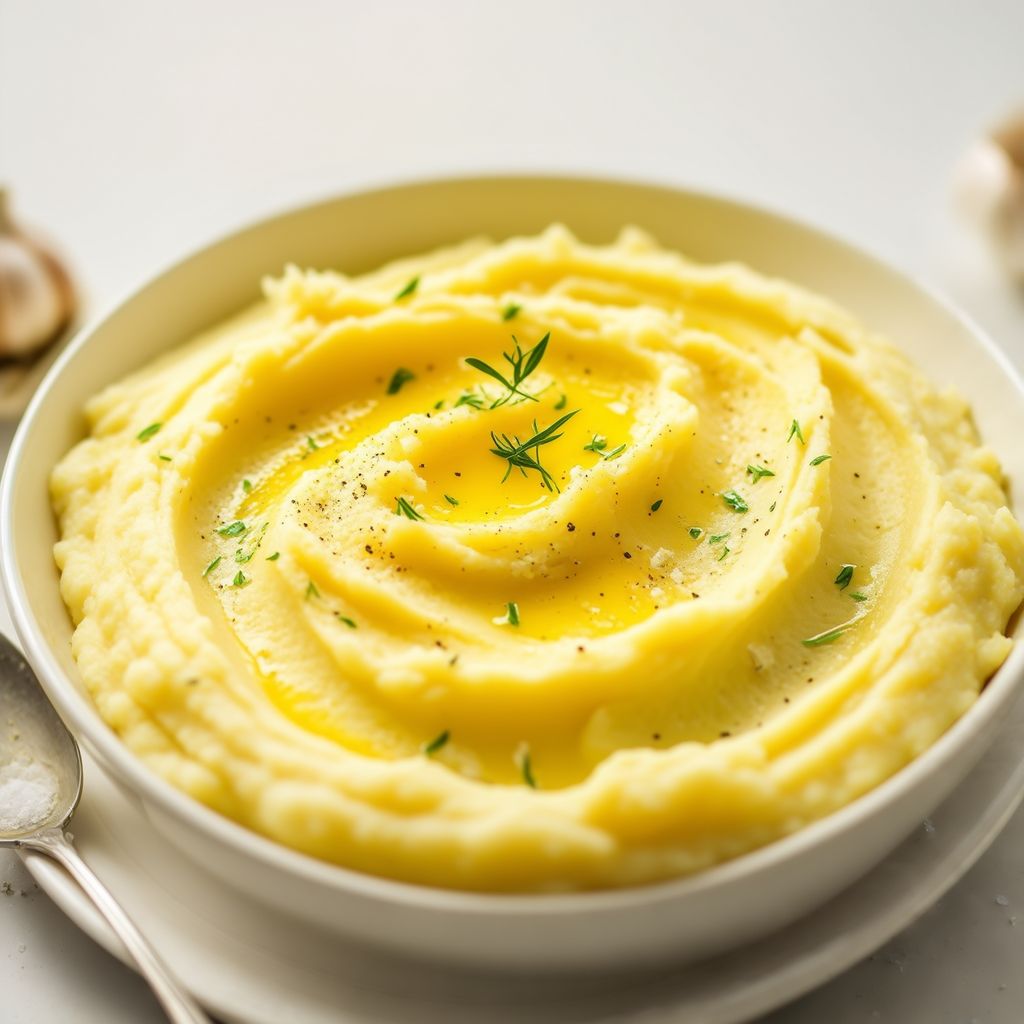 Purè di Patate Cremoso all'Aglio
