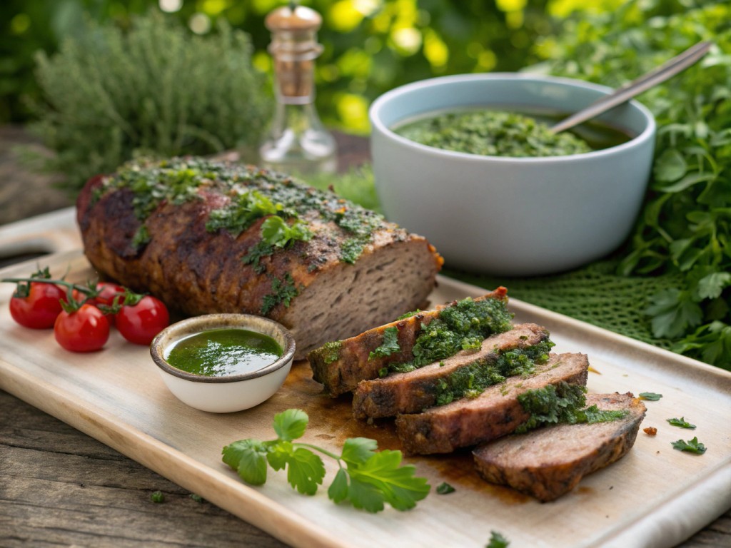 Hackbraten mit Chimichurri