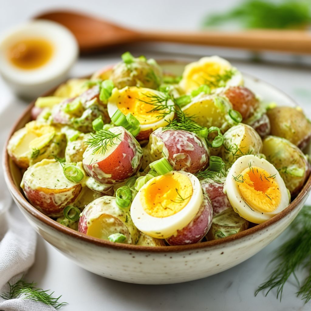 Insalata di Patate Cremosa alle Erbe
