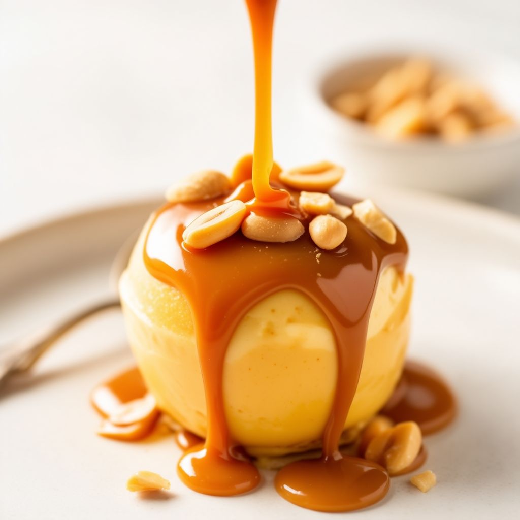 Schnelle Erdnussbutter-Karamellsauce
