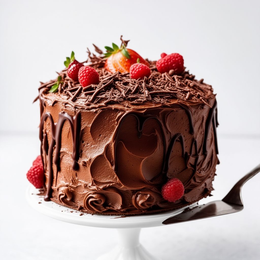 Torta Decadente al Cioccolato con Maionese