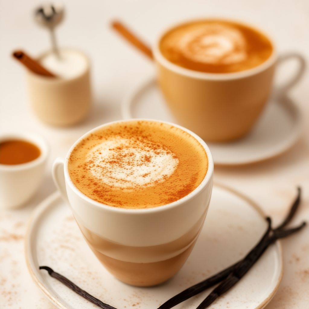 Cremiger Vanille-Zimt-Latte