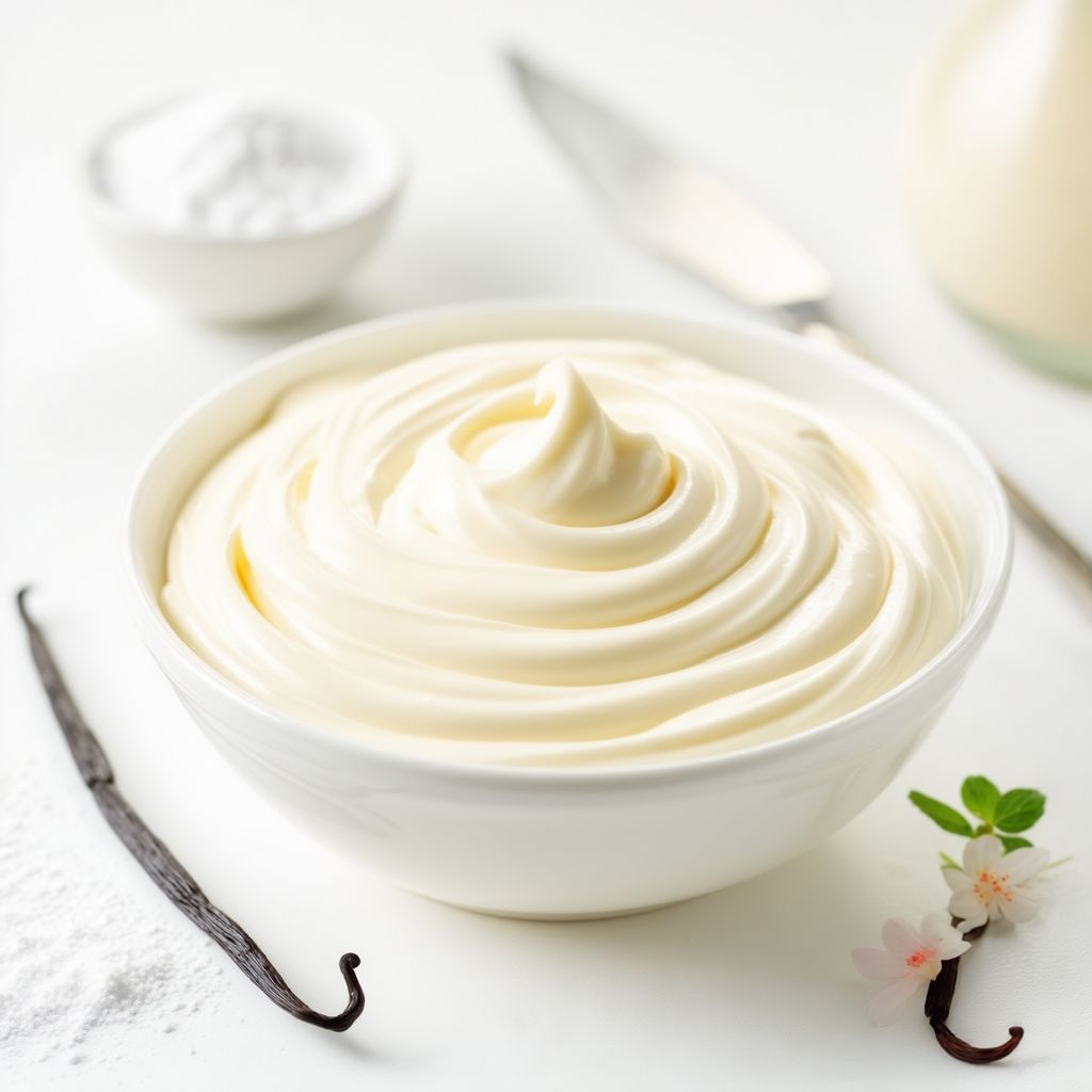 Samtige Frischkäse-Glasur