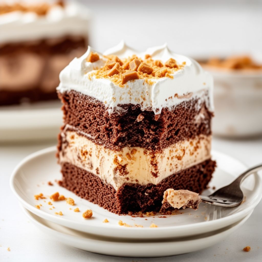 Torta Gelato al Cioccolato e Toffee