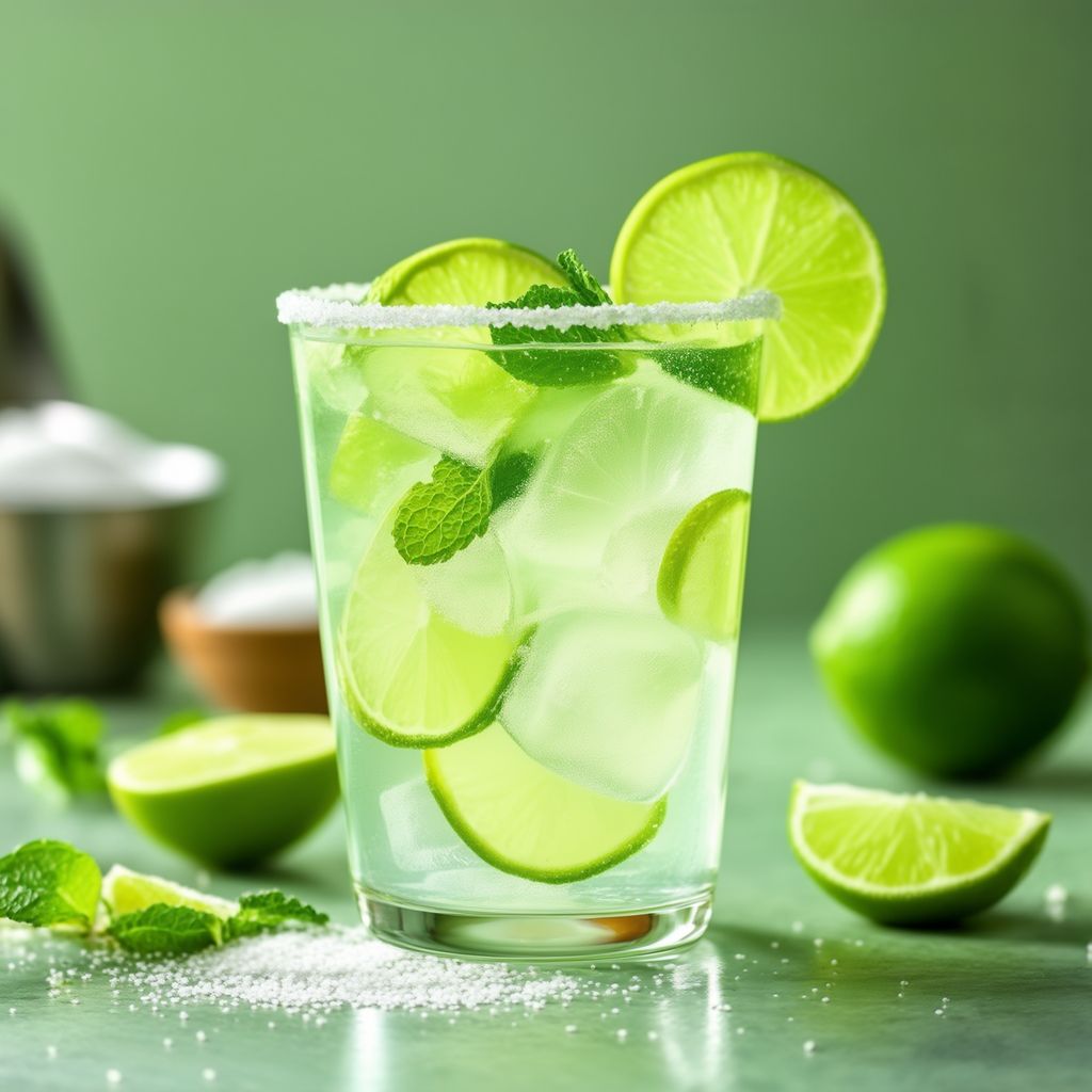 Refreshing Lime Vodka Smash