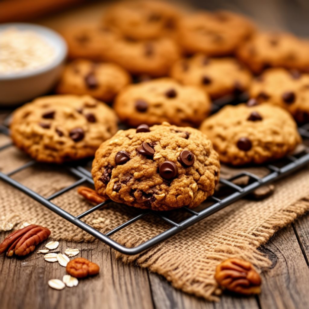 Delightful Chocolate Chip Oatmeal Cookies