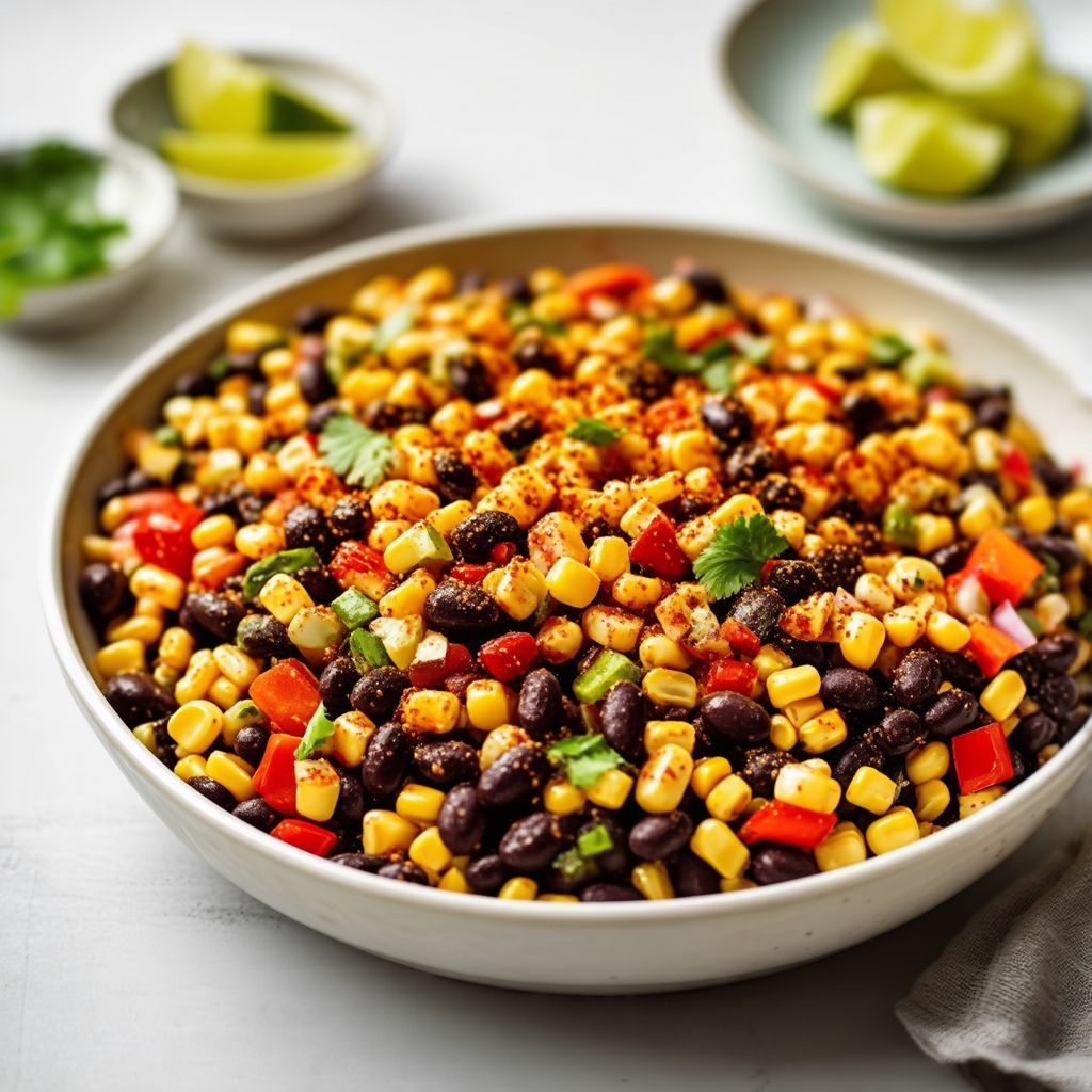 Insalata Fiesta di Fagioli Neri e Mais