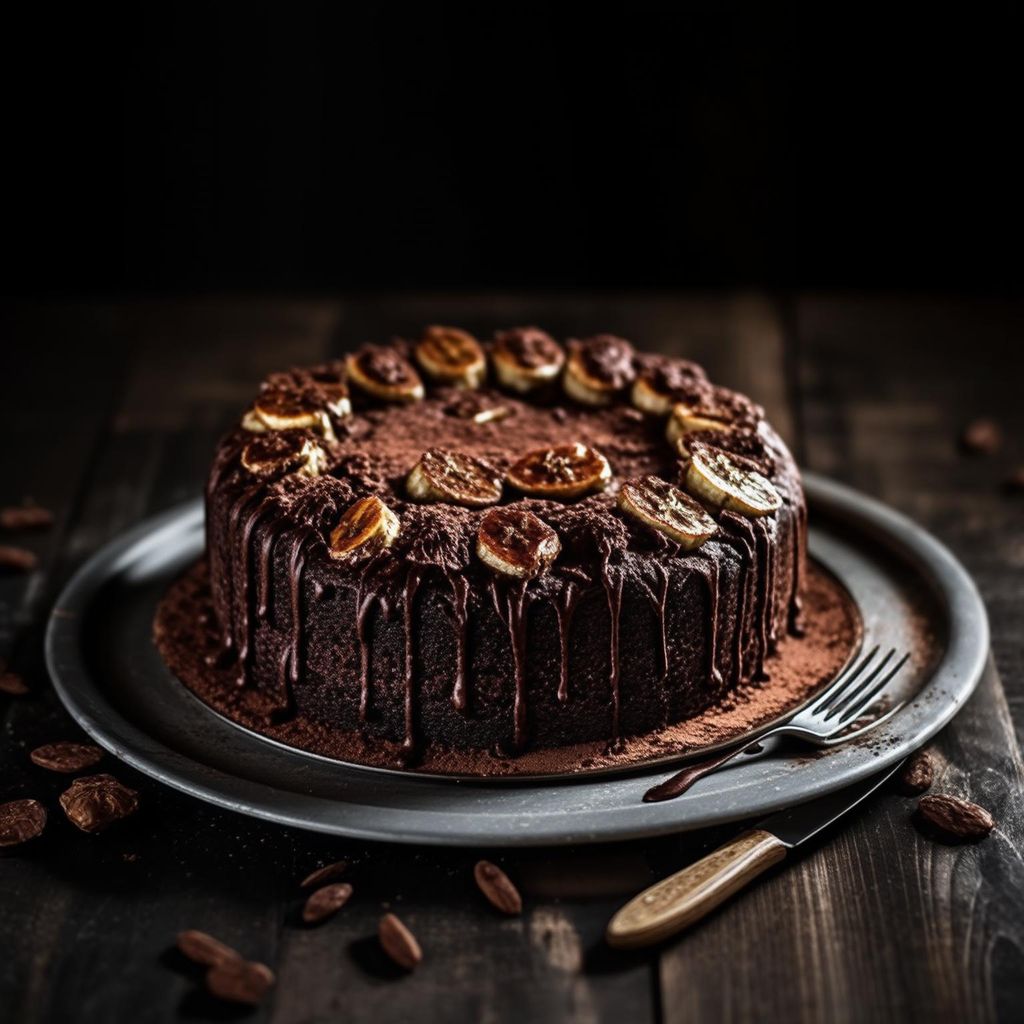 Schoko-Bananenkuchen ohne Mehl