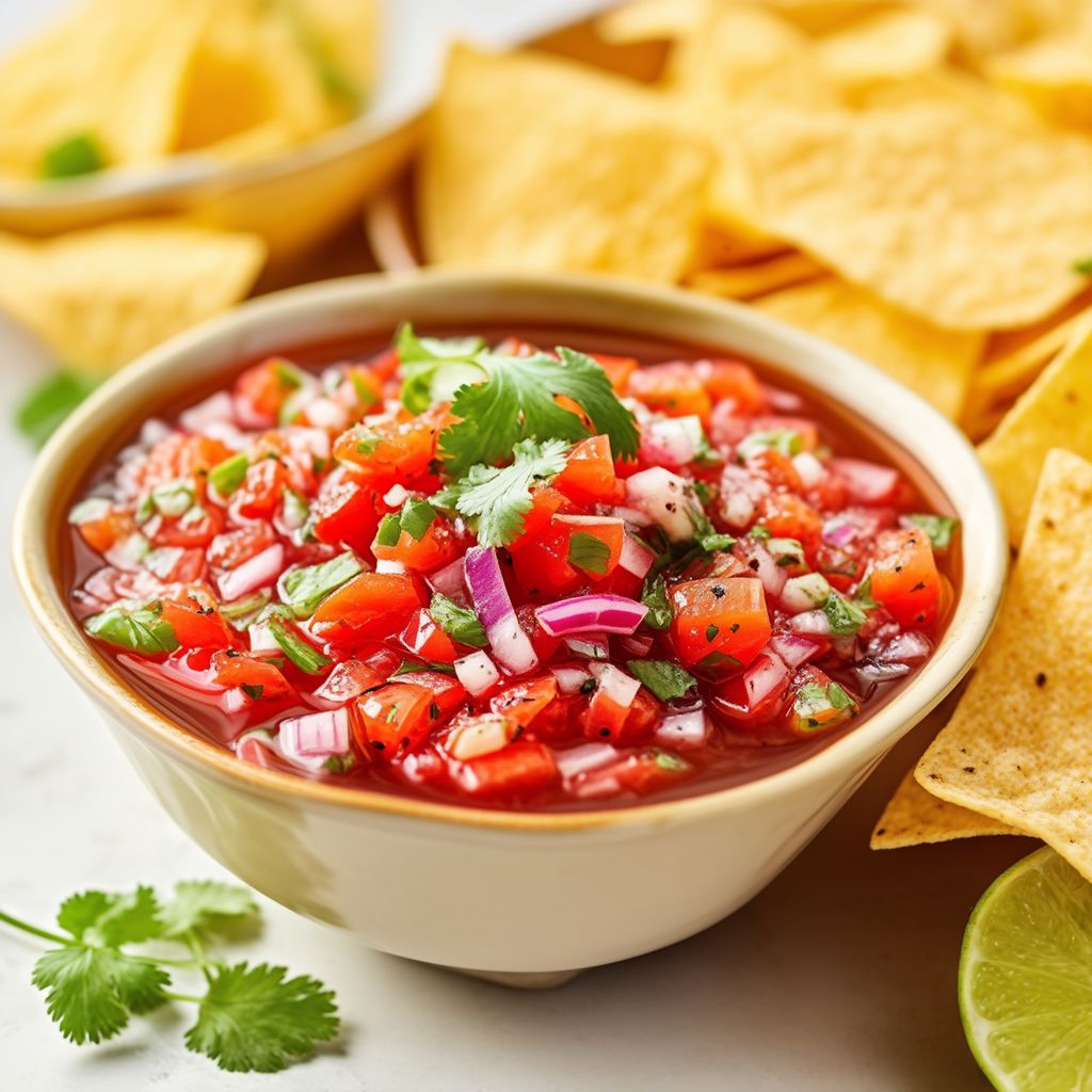Würzige Koriander-Tomaten-Salsa