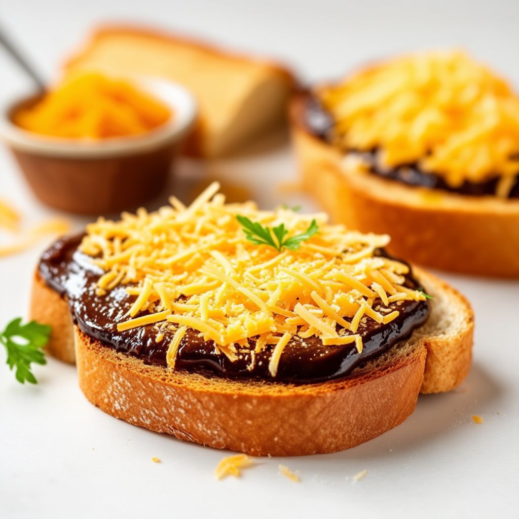 Herzhafter Marmite-Toast mit einem Twist