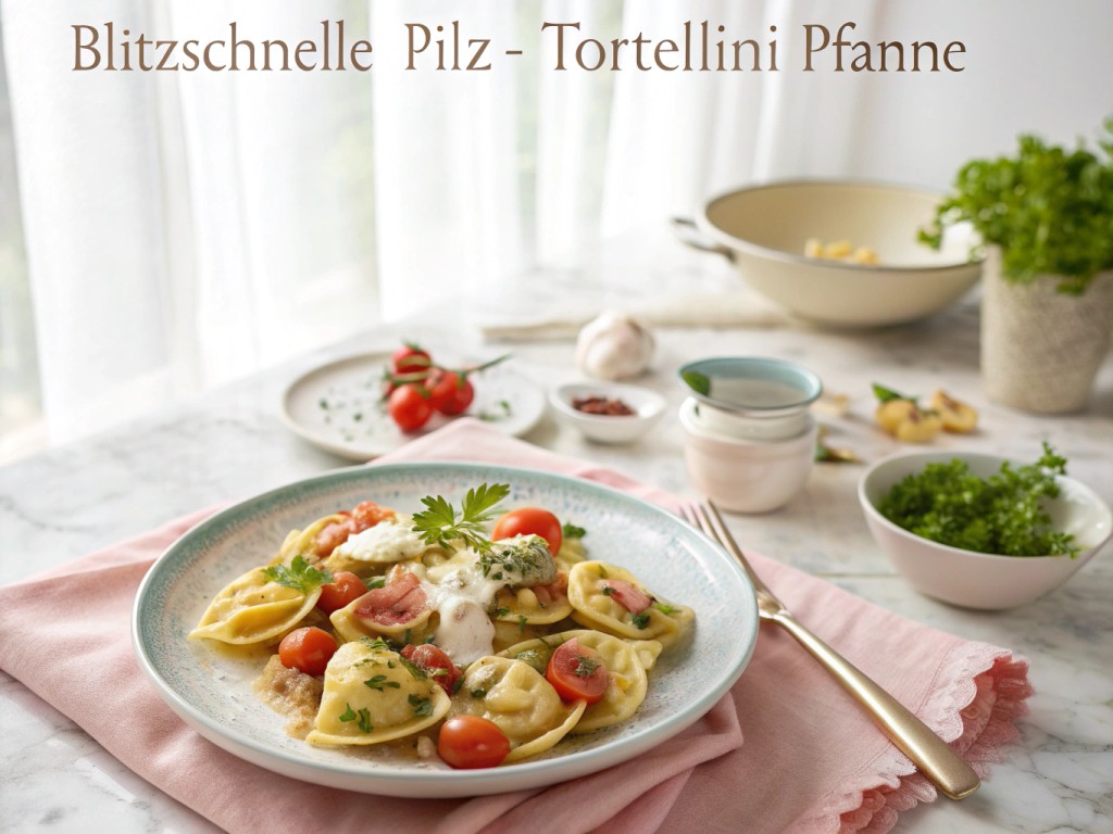 Blitzschnelle Pilz‑Tortellini‑Pfanne