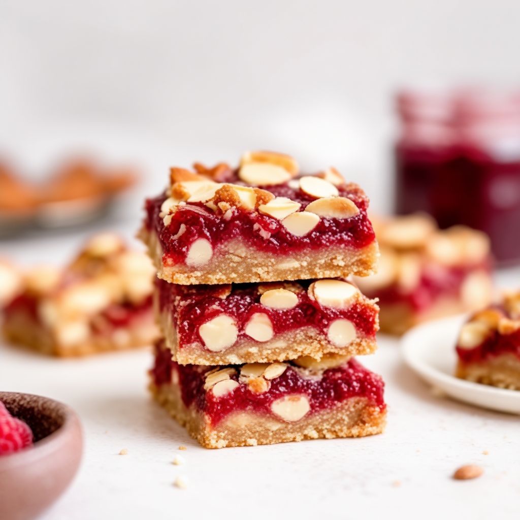 Raspberry Almond Bliss Bars