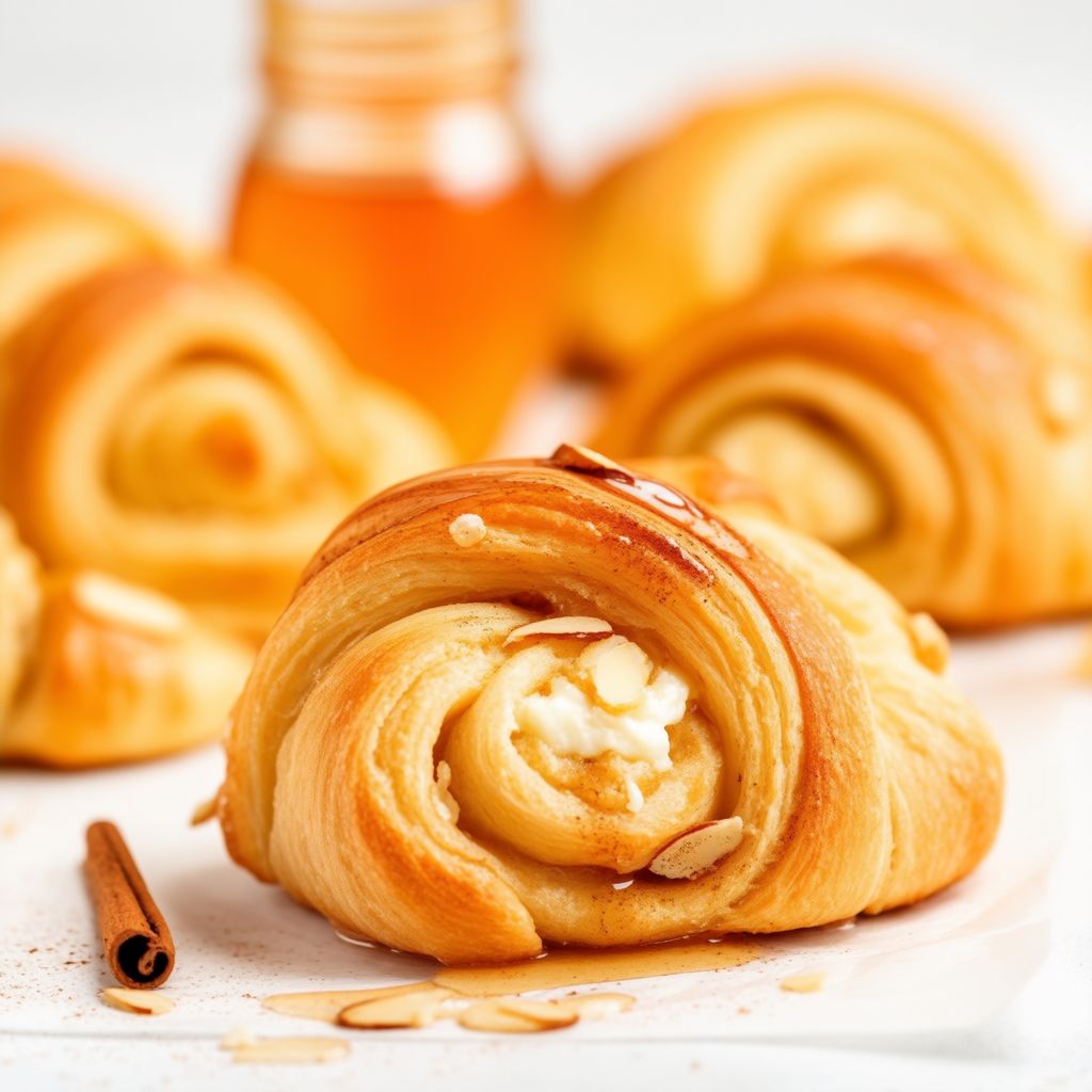 Honey Almond Crescent Rolls