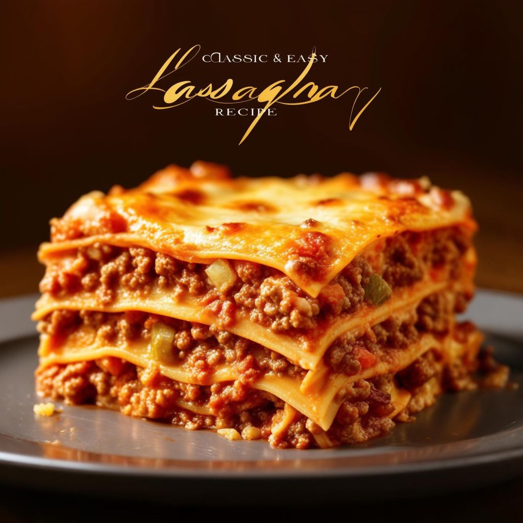 Lasagna Recipe – Classic & Easy